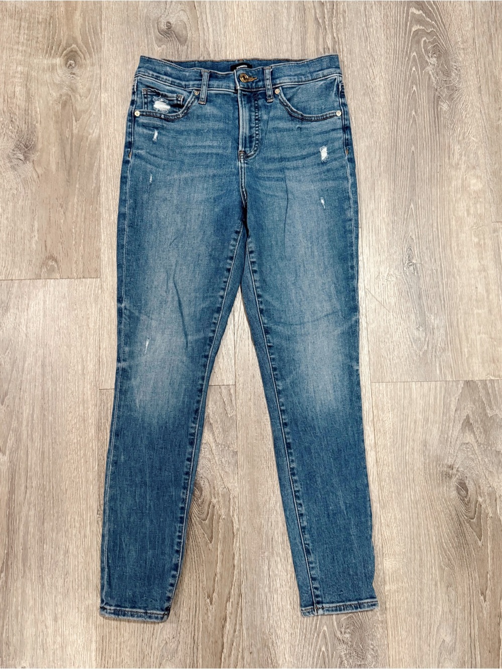 •EXPRESS• MID RISE SKINNY JEANS